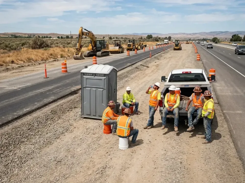highway-road-construction-crew-007 — frequently asked questions, Porta Potty and Restroom Rentals in Pasco, WA
